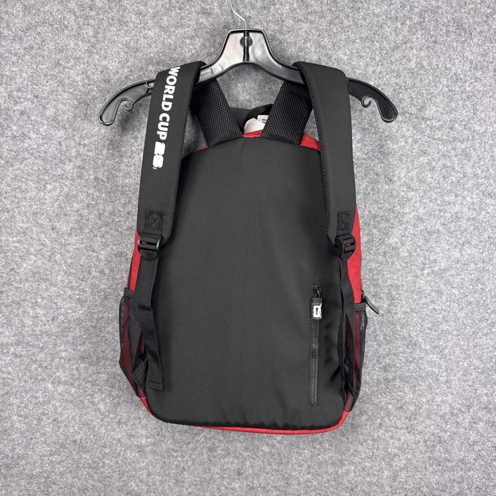 FIFA Backpack World Cup 26 Canada Red Geometric Graphic Official Merchandise NWT